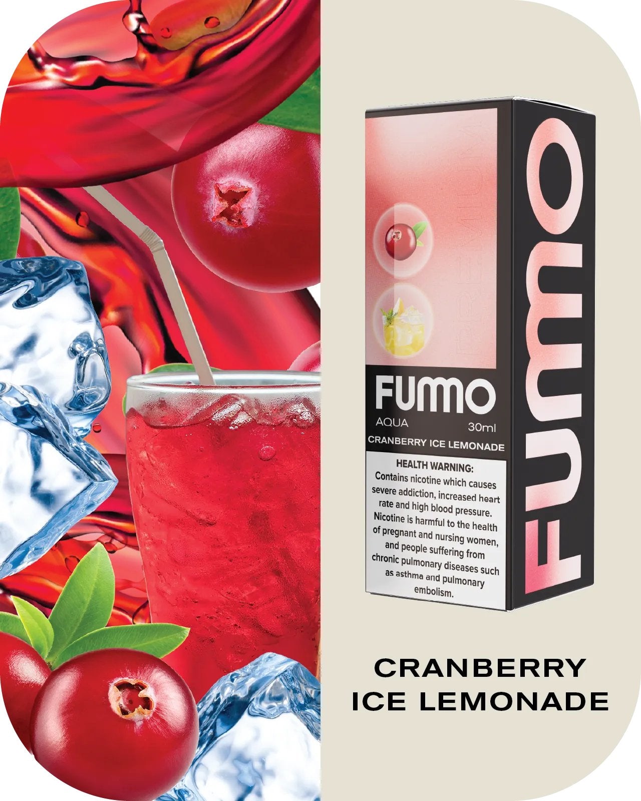 Fummo Aqua Salt Nicotine 2% - Same Day Delivery In Dubai and Sharjah - Puff Dady VAPE SHOP